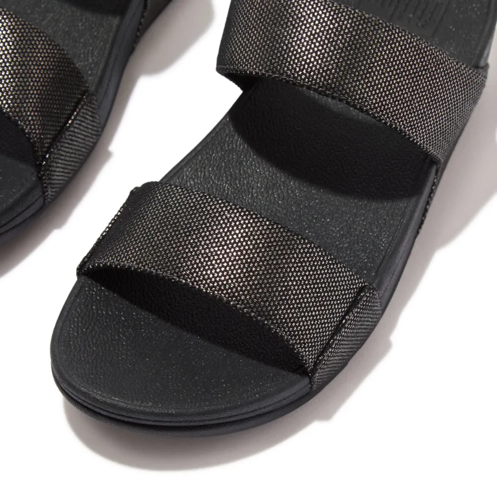 รองเท้าแตะ ผู้หญิง รุ่น LULU GLITZ-CANVAS SLIDES