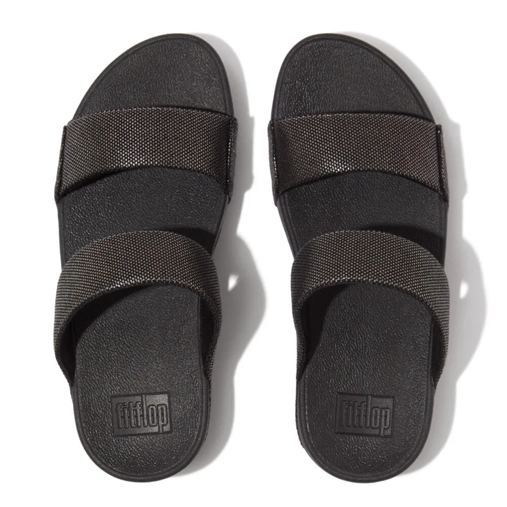 รองเท้าแตะ ผู้หญิง รุ่น LULU GLITZ-CANVAS SLIDES