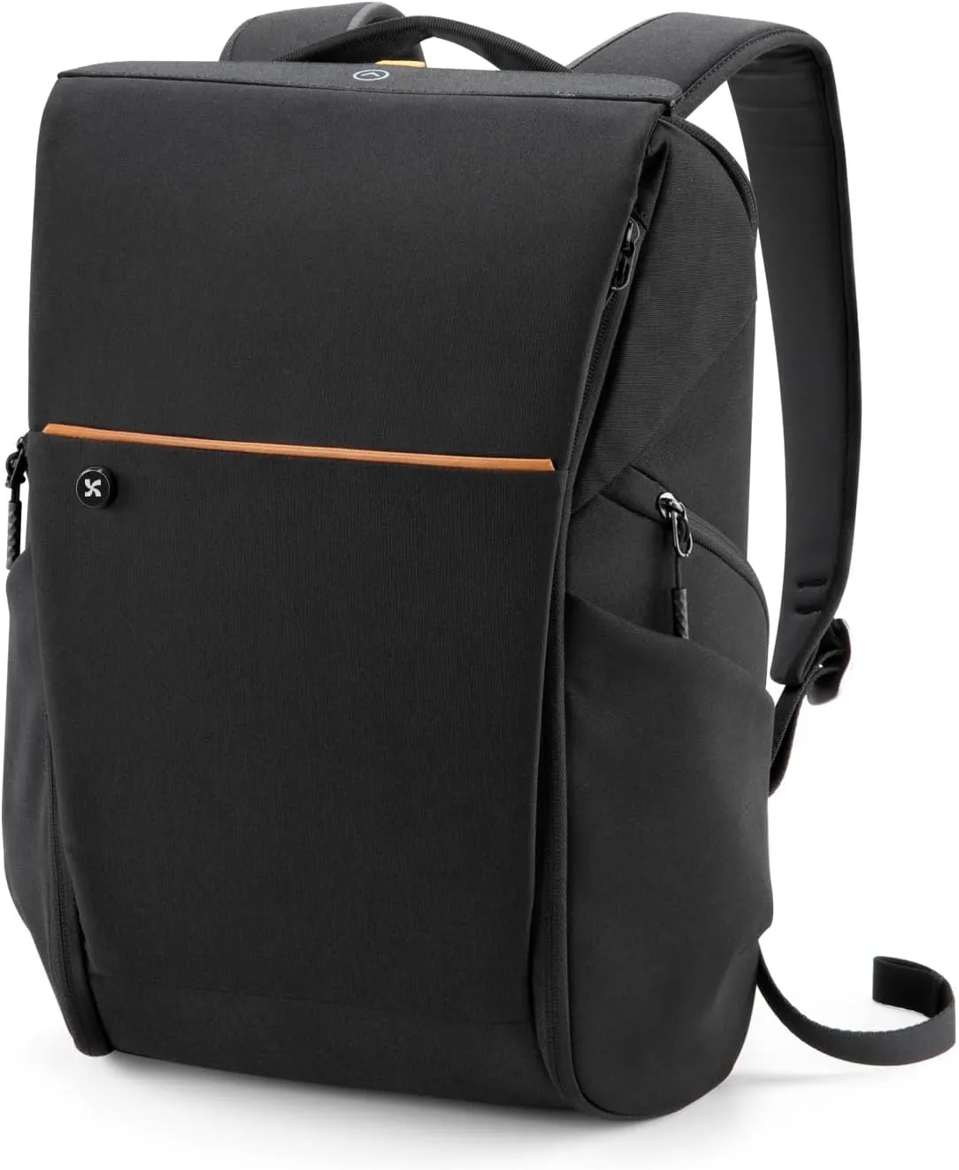 17.5 Inch Urban Daypack,Transit Workpack,Travel Backpack for Men Womens,Water Resistant Work College Fashion Bag(Black)