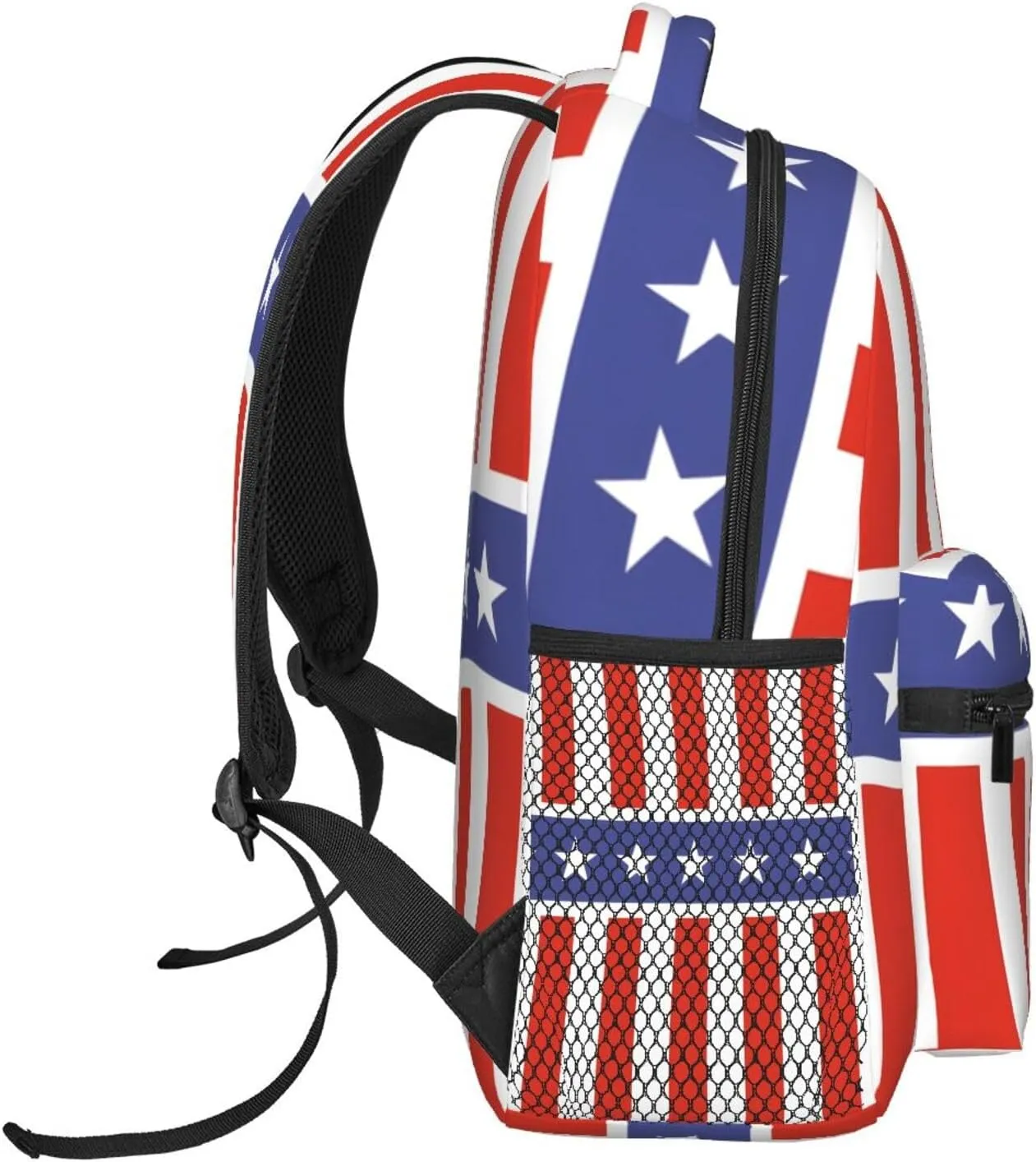 4th July Travel Laptop Backpack for Women Lightweight College Backpack Adjustable Fits 15.6 Inch Laptop Bag Waterproof for Men, Gym, Work