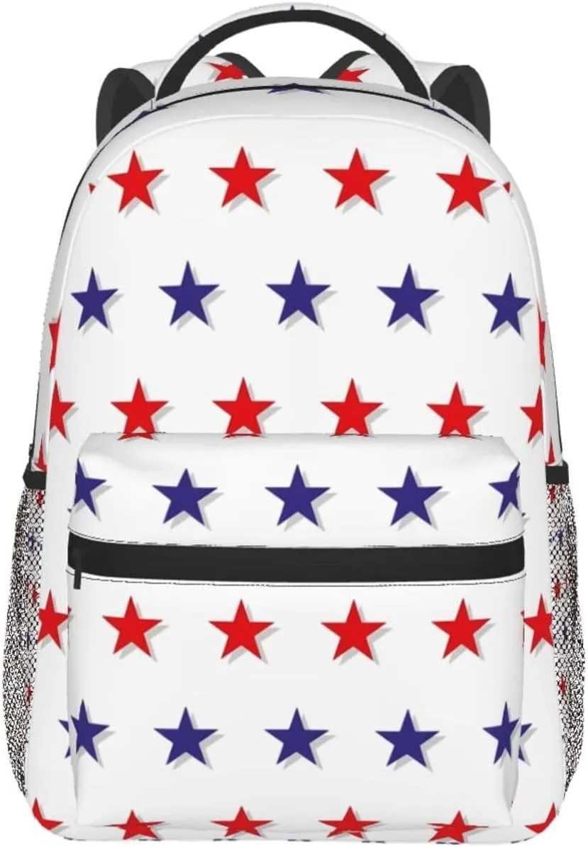 4th July Travel Laptop Backpack for Women Lightweight College Backpack Adjustable Fits 15.6 Inch Laptop Bag Waterproof for Men, Work