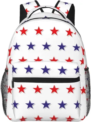 4th July Travel Laptop Backpack for Women Lightweight College Backpack Adjustable Fits 15.6 Inch Laptop Bag Waterproof for Men, Work