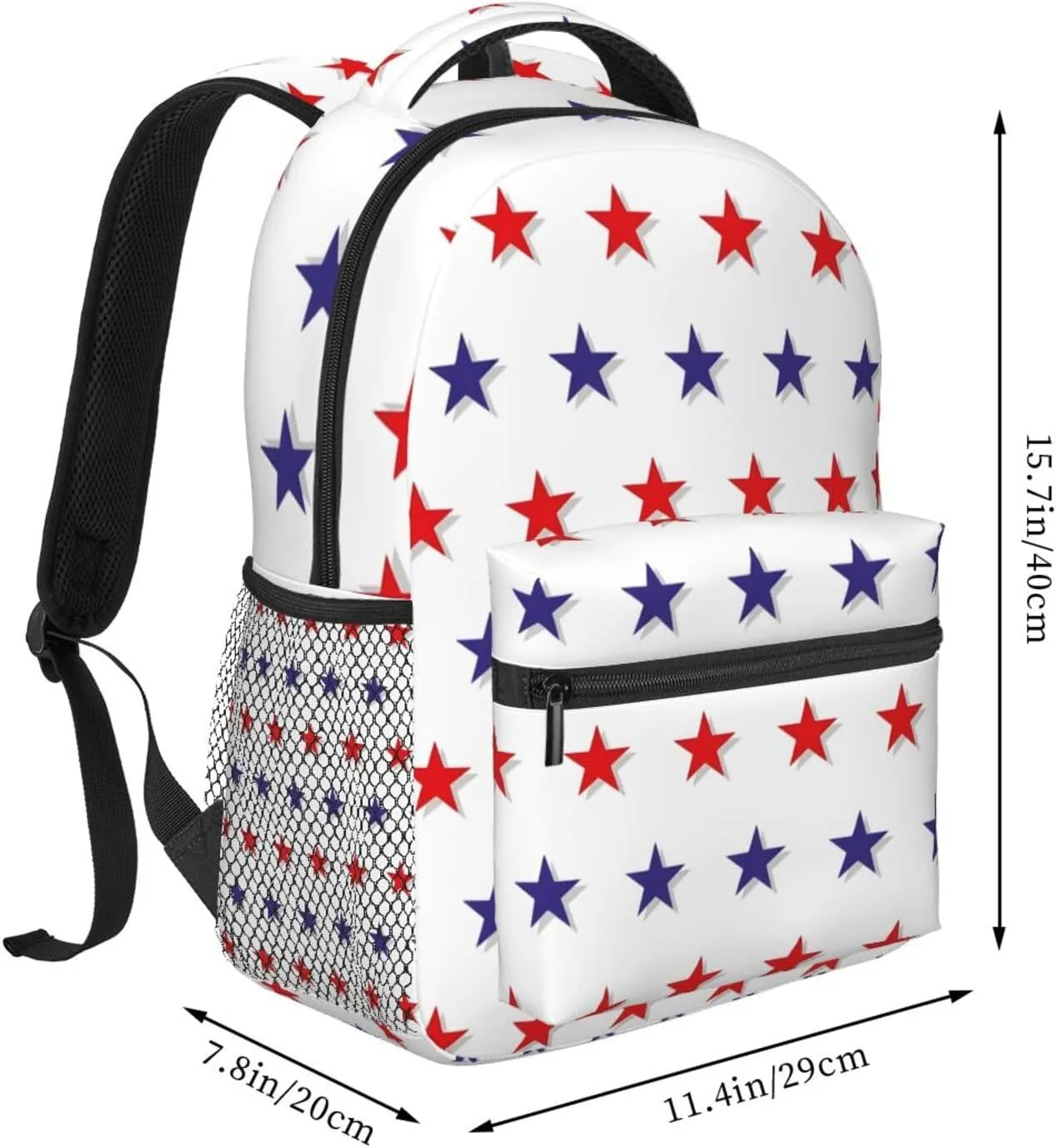 4th July Travel Laptop Backpack for Women Lightweight College Backpack Adjustable Fits 15.6 Inch Laptop Bag Waterproof for Men, Work