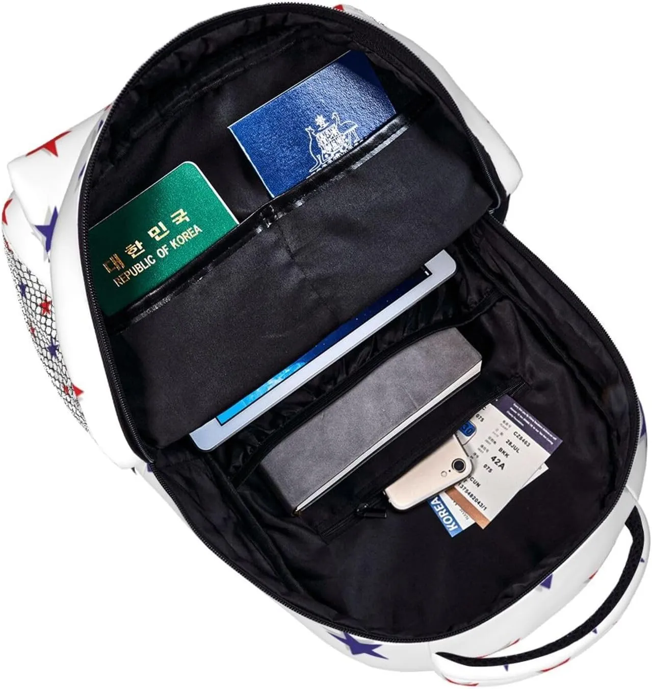 4th July Travel Laptop Backpack for Women Lightweight College Backpack Adjustable Fits 15.6 Inch Laptop Bag Waterproof for Men, Work