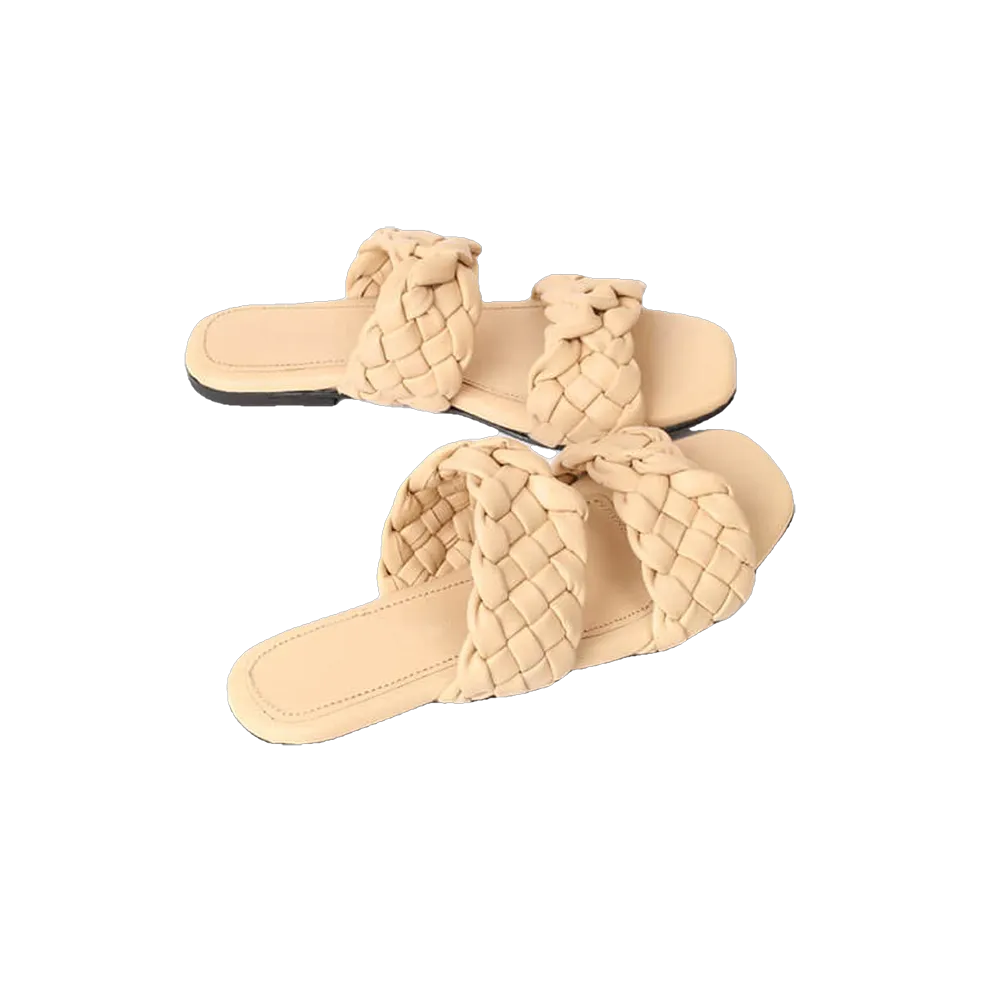 Amelia Flat Leather Sandals