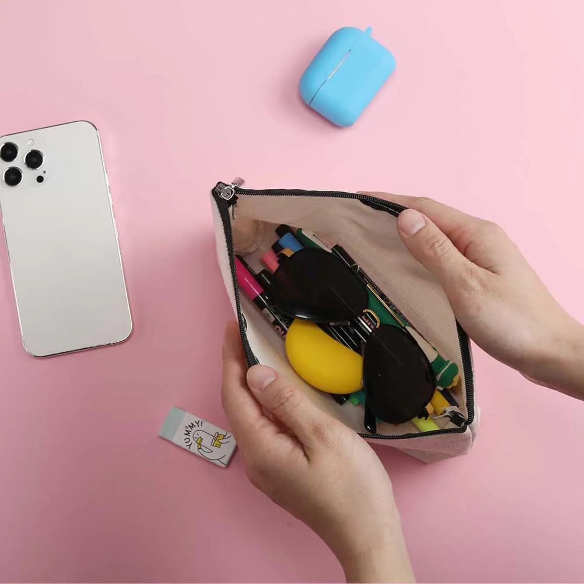 Anime Merch Anime Stuff Anime Makeup Bag Graduation Nurse Day Birthday Anime Accessories Anime Gifts for Women Teen Girls Anime Lovers Fan Daughter Sister Granddaughter Best Friend Cosmetic Bag