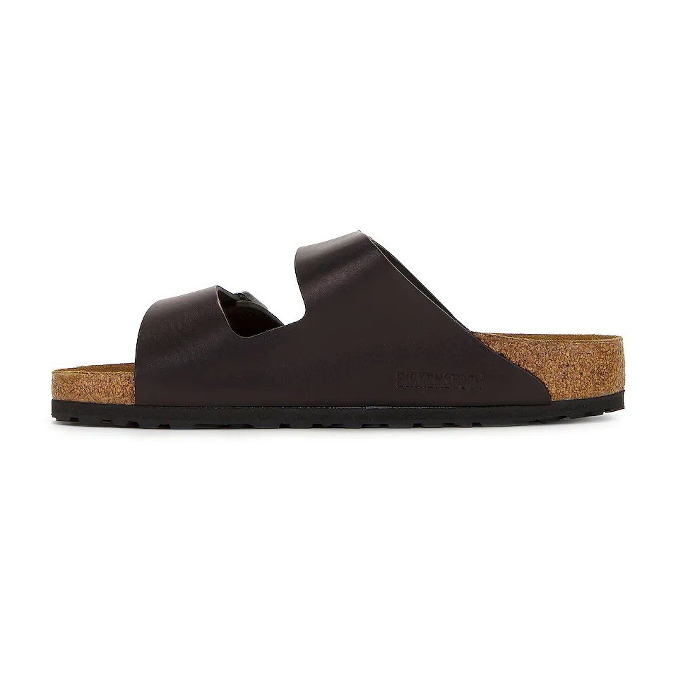 Arizona Grip Leather Sandal (Vintage Black)