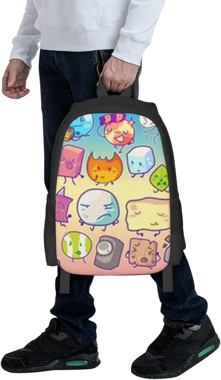 B-fdi Bookbags Casual Travel Daypack Lightweight Laptop Backpacks For Hiking Bag Black
