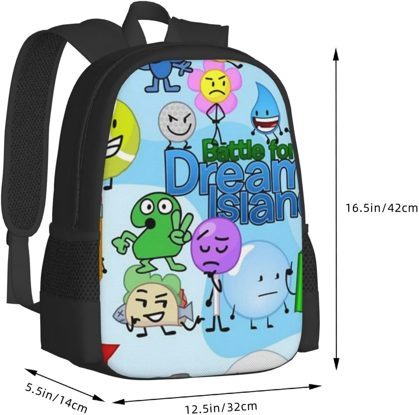 B-fdi Bookbags Casual Travel Daypack Lightweight Laptop Backpacks For Hiking Bag Black