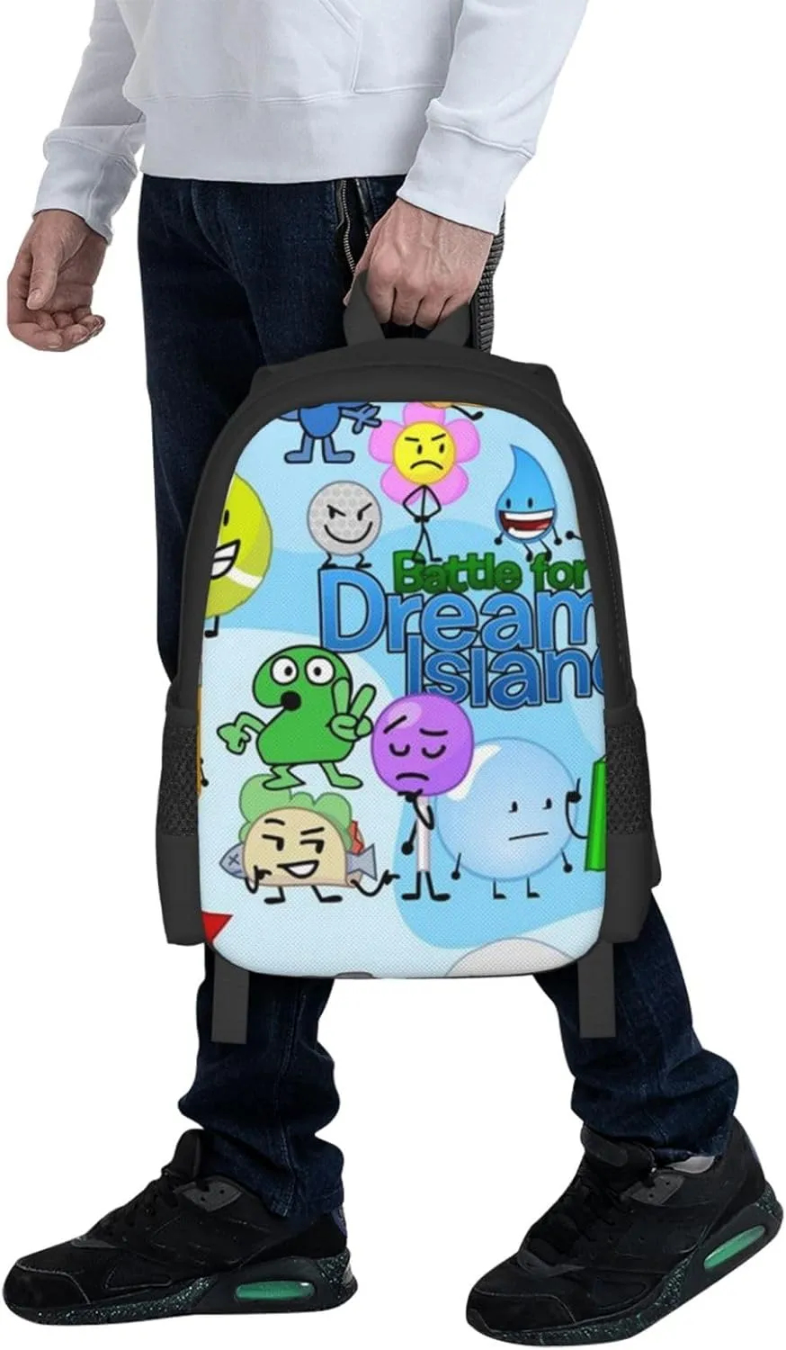 B-fdi Bookbags Casual Travel Daypack Lightweight Laptop Backpacks For Hiking Bag Black