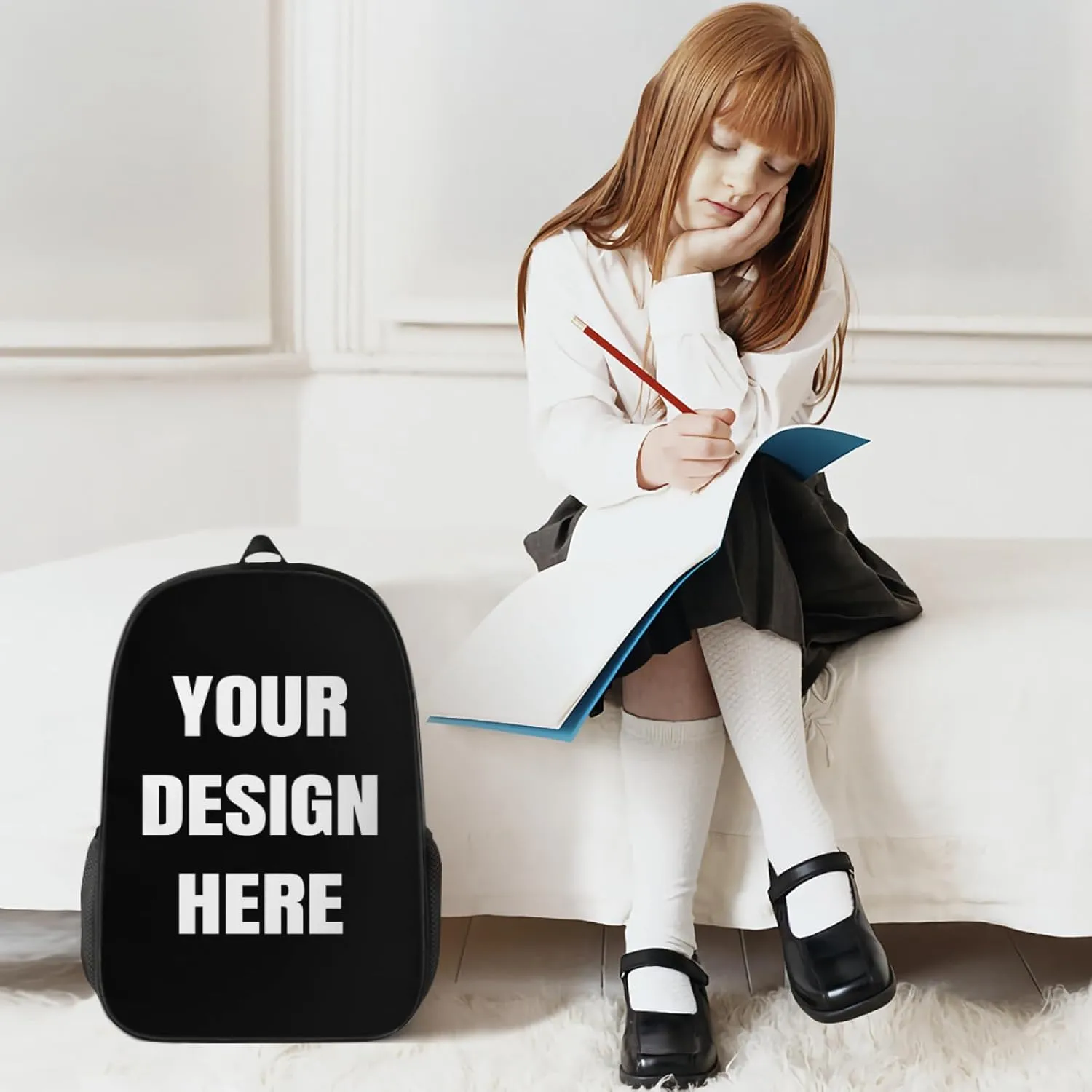 Backpack Large Personalized Backpack For Women Men Design Your Own Work Travel Laptop Bag To High Volume Casual Cute Packet 17Inch