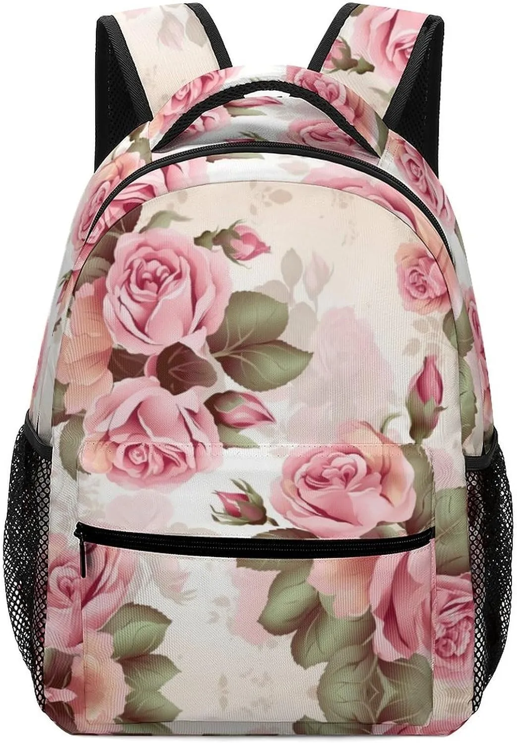 Backpacks Rose Floral Travel Bag Laptop Backpack Casual Daypack for Weekender Business Hiking