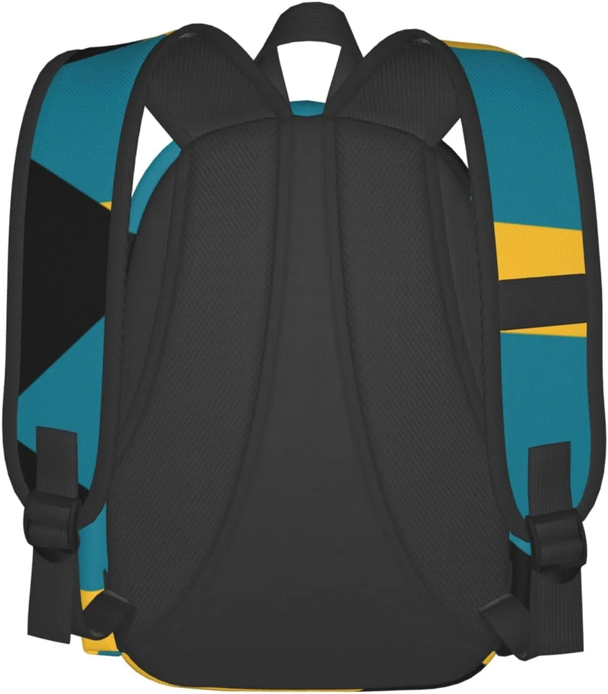 Bahamas Flag Laptop Commuter Backpack Shoulder Bag Casual Back Pack Daypack Bags With Side Pockets For Work Travel Daily Use