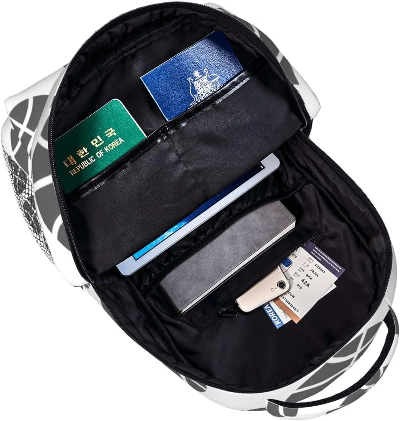 Basketball Travel Laptop Backpack for Women Lightweight Backpack Adjustable College Backpack Fits 15.6 Inch Laptop Bag Waterproof Travel Backpack for Gym