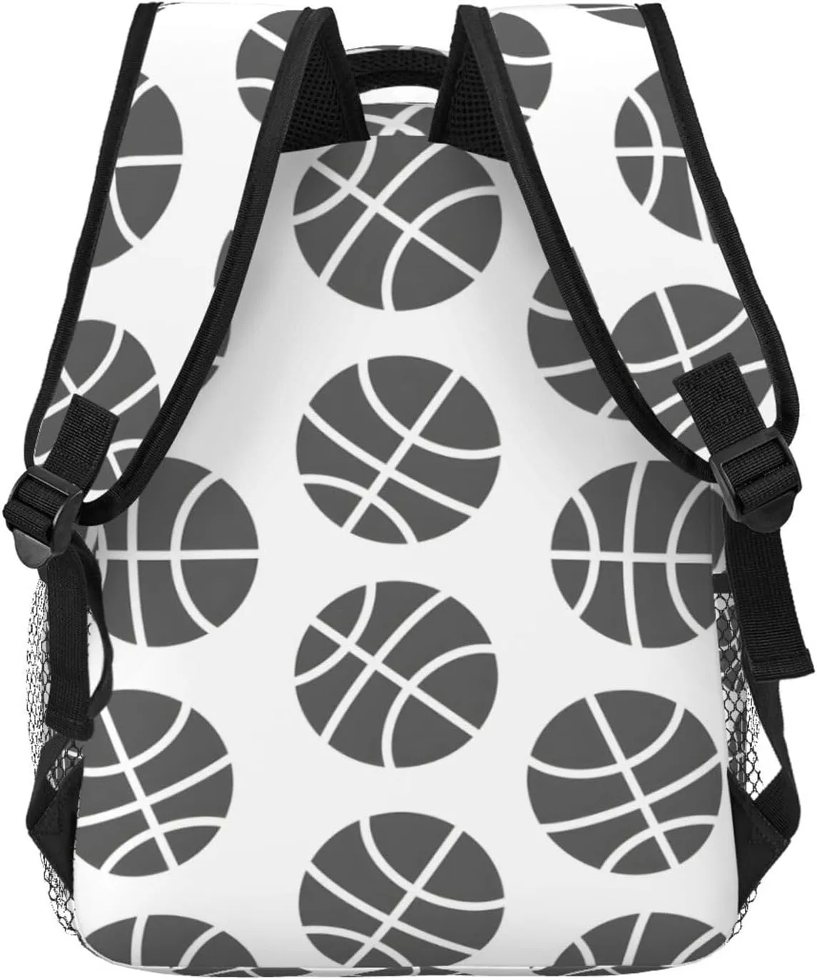 Basketball Travel Laptop Backpack for Women Lightweight Backpack Adjustable College Backpack Fits 15.6 Inch Laptop Bag Waterproof Travel Backpack for Gym