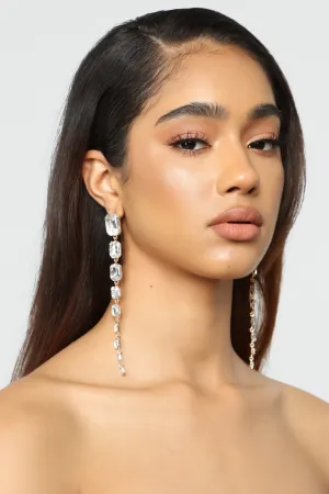 Be A Diamond Earrings - Gold