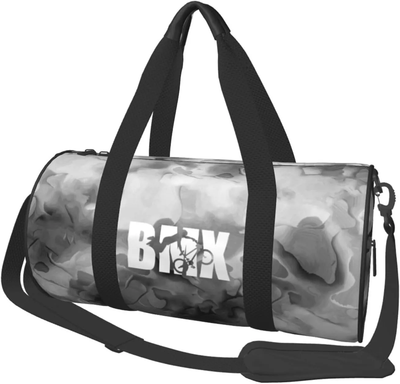 BMX Sports Convertible Garment Bag with Shoulder Strap, Carry on Garment Duffel Bag for Men Women - Rolling Foldable for Travel Luggage Bags (Black)