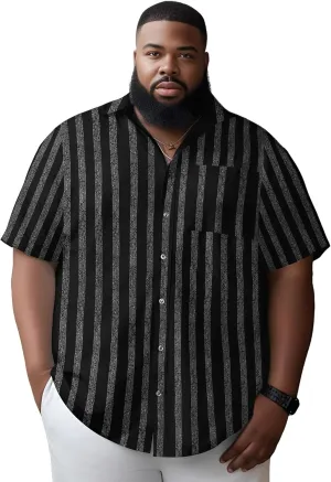 Button Down Shirt Men Causal Big and Tall Shirts for Men Short Sleeve Button up Summer Beach Work Shirts Plus Size