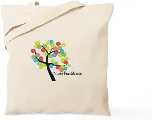 CafePress Nurse Practitioner II Tote Bag Reusable Natural Beige Canvas Shopping Bag