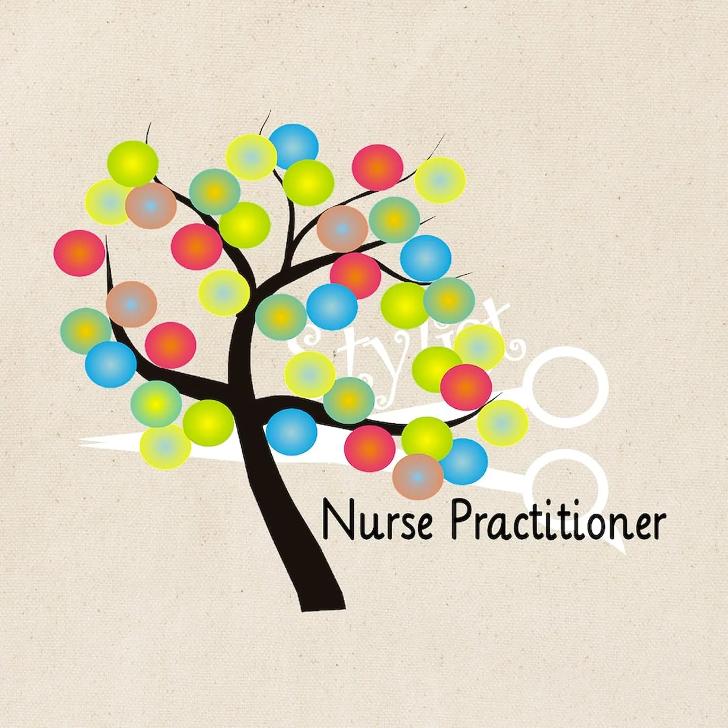 CafePress Nurse Practitioner II Tote Bag Reusable Natural Beige Canvas Shopping Bag