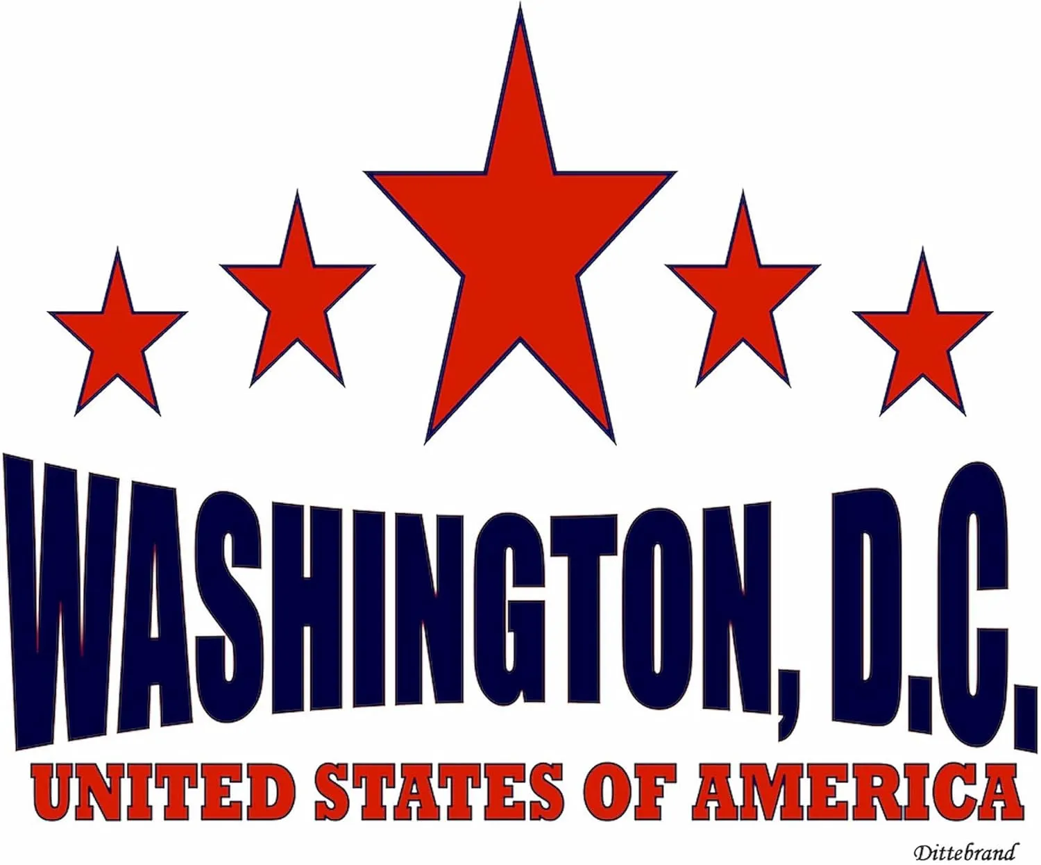 CafePress Washington, D.C. Tote Bag Reusable Natural Beige Canvas Shopping Bag
