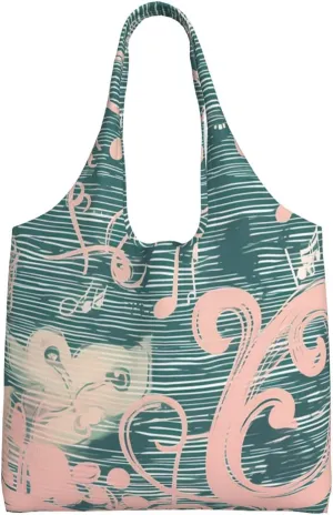 Canvas Tote Bag for Women Purse Dream note Handbags Totes Crossbody Shoulder Shopping Bag