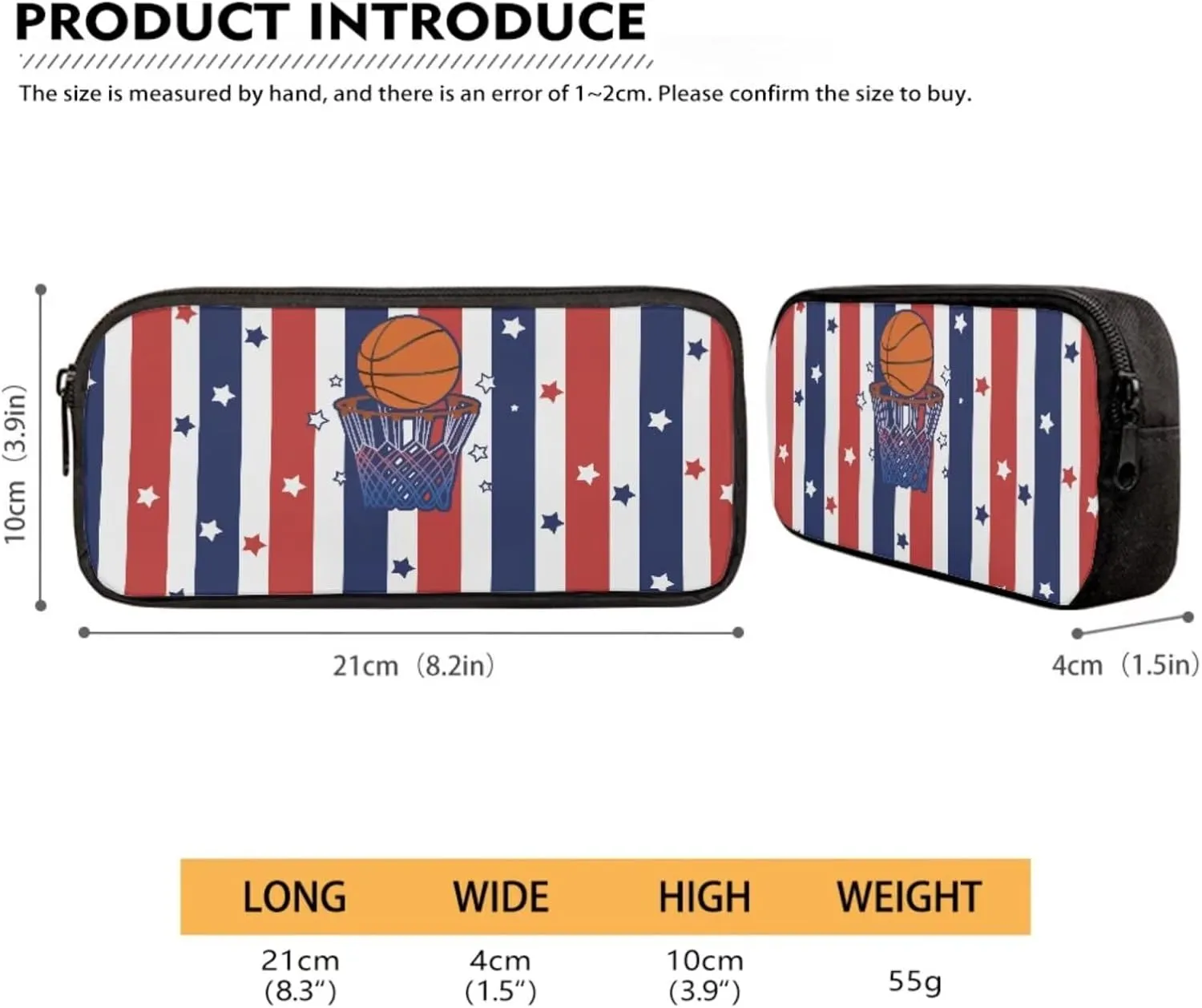Cartoon Basketball 3Pcs Kids Backpack Set School Bag for Boys 6-8 Years Old Student Teens Big Capacity 15 inch School Bookbag for Kindergarten Primary Elementary Middle School
