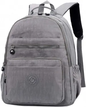 Casual Women Original Bolsa School Backpack Teenage Girl Laptop Mochila Gray 20 inches
