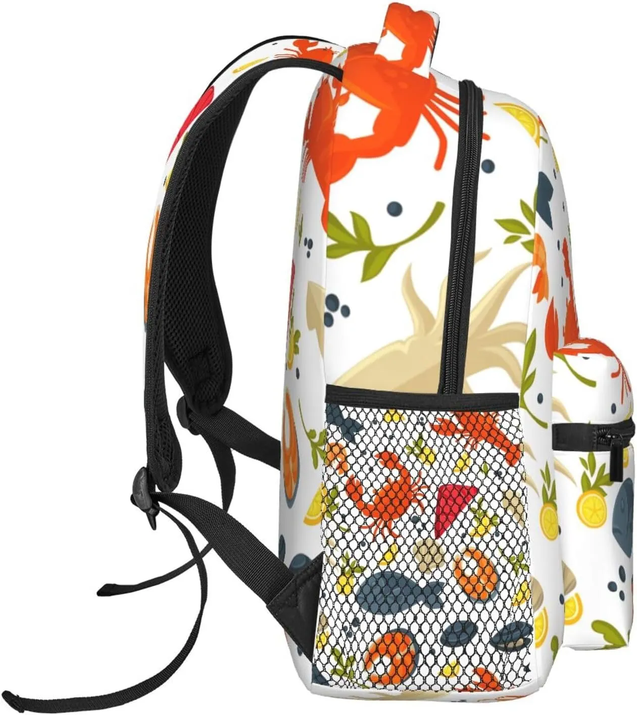 Crab Travel Laptop Backpack Women Lightweight Backpack Adjustable College Backpack Fits 15.6 Inch Laptop Waterproof Travel Backpack for Men, Work, Travel, Women