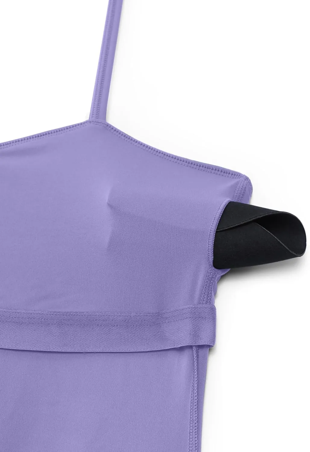 CRZ YOGA Womens Butterluxe Tennis Dress Spaghetti Strap Casual Athletic Sports Outfits with Built-in Shorts and Bras