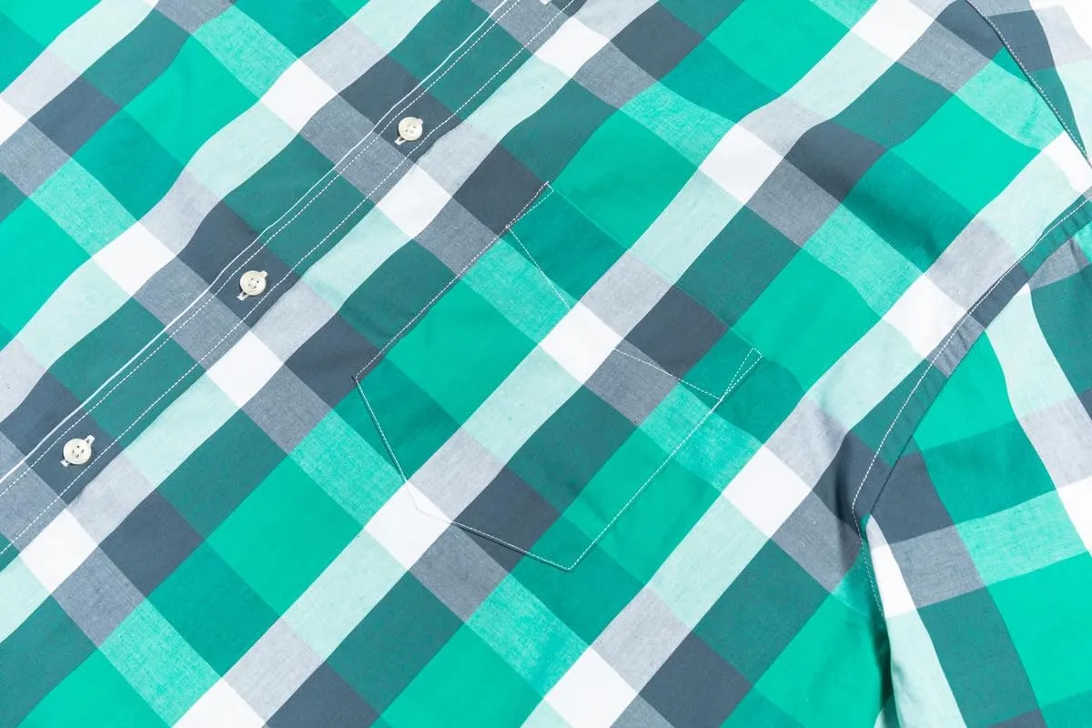 Double Pump Big and Tall Shirts for Men Short Sleeve Button Down Shirts from Size XL(T) to 6XL (T) Cotton