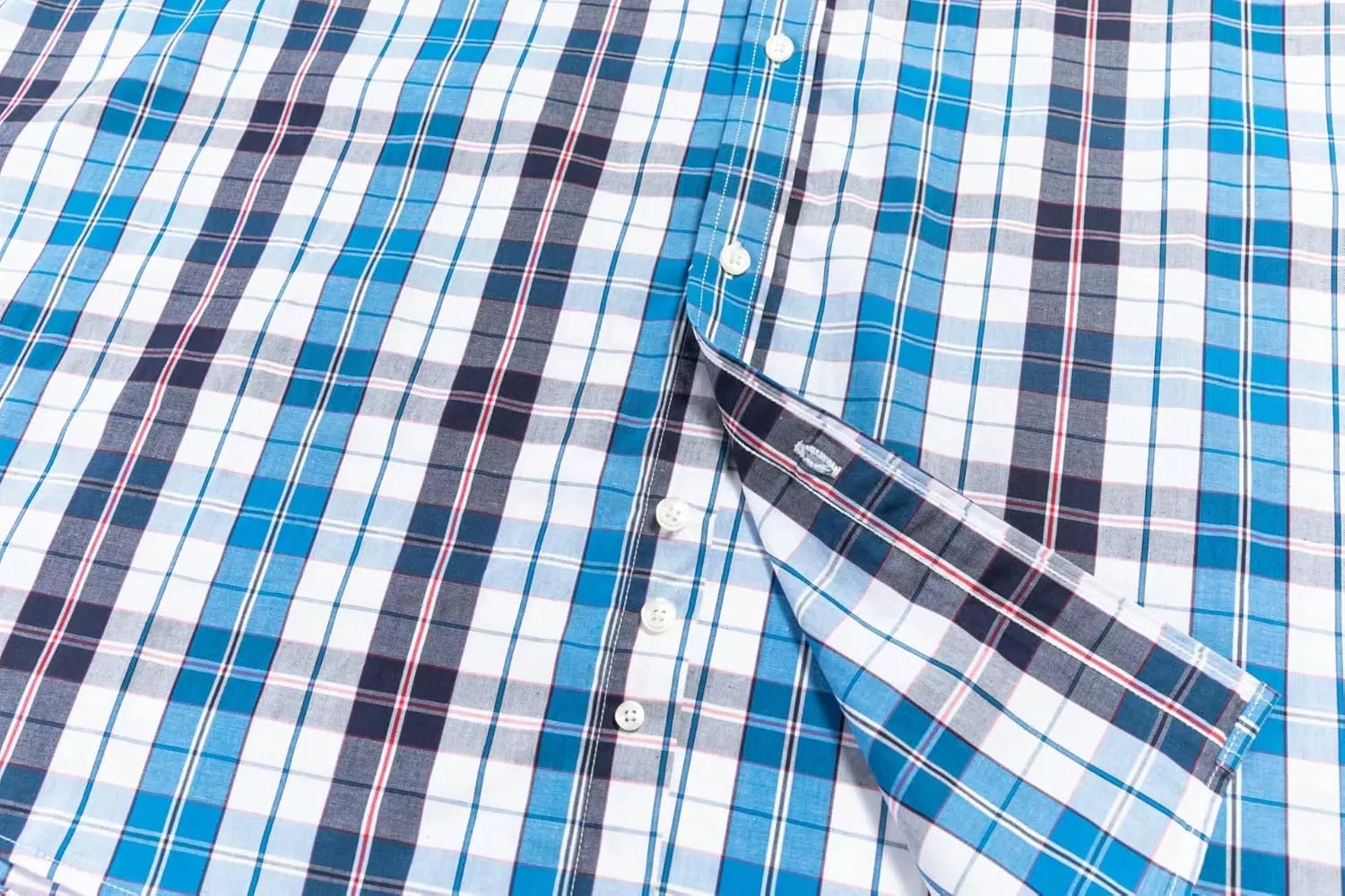 Double Pump Big and Tall Shirts for Men Short Sleeve Button Down Shirts from Size XL(T) to 6XL (T) Cotton