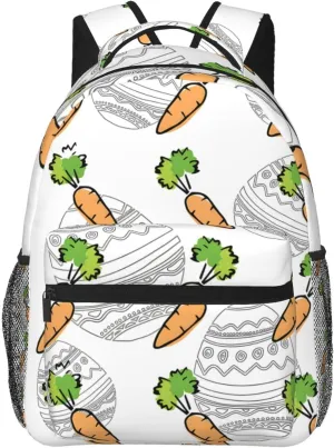 Easter Travel Laptop Backpack Women Lightweight Backpack Adjustable College Backpack Fits 15.6 Inch Laptop Waterproof Travel Backpack for Men, Travel, Women