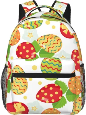 Easter Travel Laptop Backpack Women Lightweight Backpack Adjustable College Backpack Fits 15.6 Inch Laptop Waterproof Travel Backpack for Work, Travel, Men