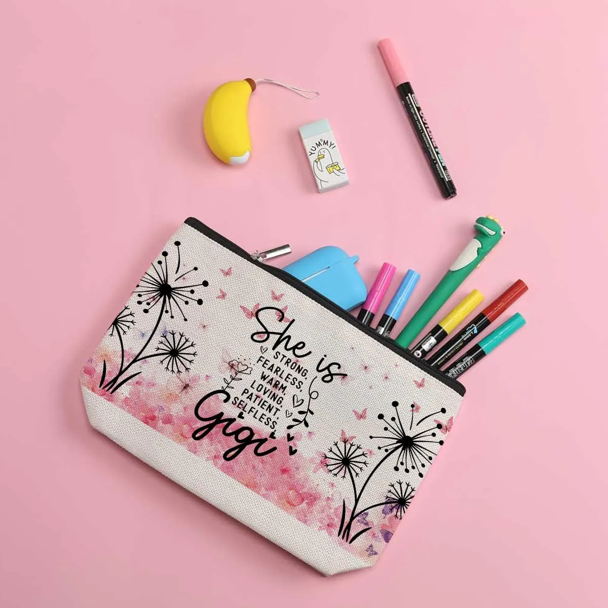 Gigi Gifts for Grandma Gigi Inspirational Makeup Bag Grandma Gifts First Time Grandma Gifts Grandmother Gifts Appreciation Gifts for Women Granny Grammy Nana Retirement Birthday Christmas Mothers Day