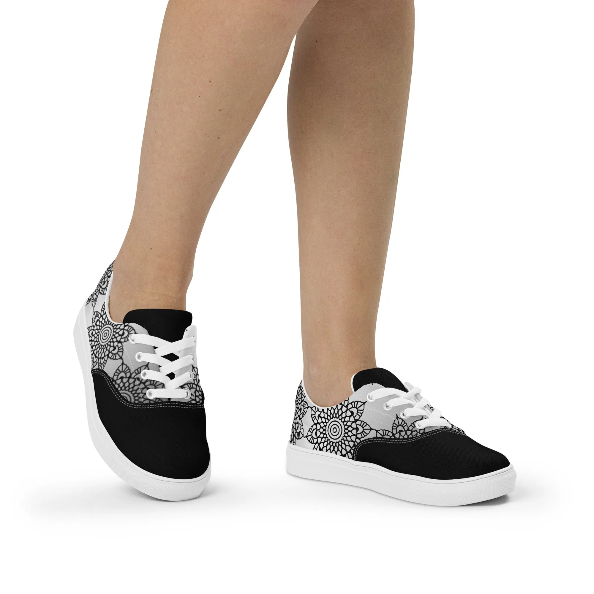 GLINT Lace-up canvas shoes