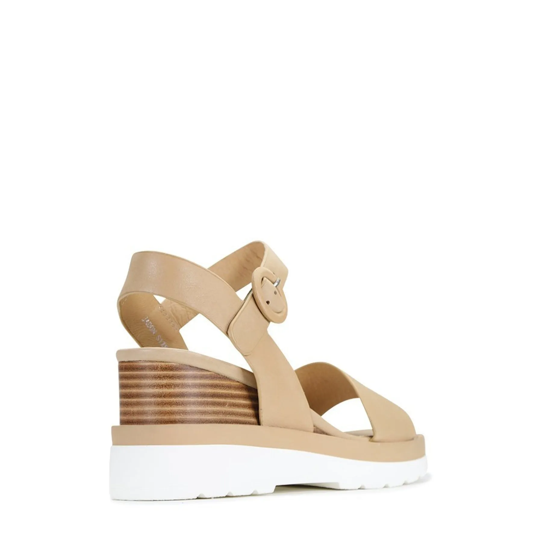 JADON LEATHER WEDGE  SANDALS