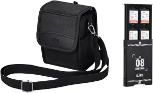 KIWIFOTOS Travel Camera Bag Case for Fujifilm Fuji X100VI X100V X100F Sony A6700   Pop-up Aluminum SD Memory Card Case