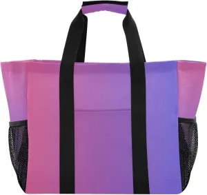 KLL Large Utility Tote Bag with Handles Foldable Sandproof Reusable Grocery Shopping Bags