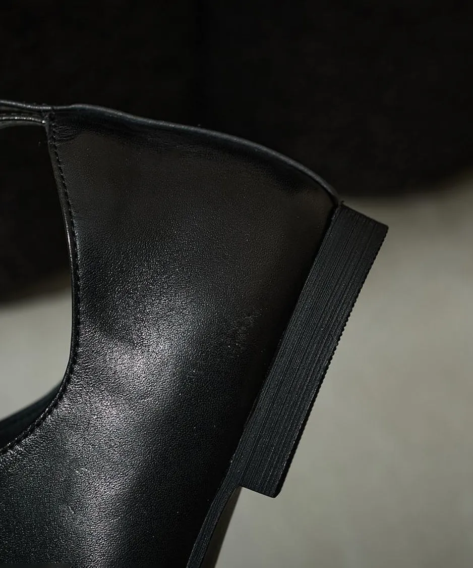 Lace Up Flat Shoes