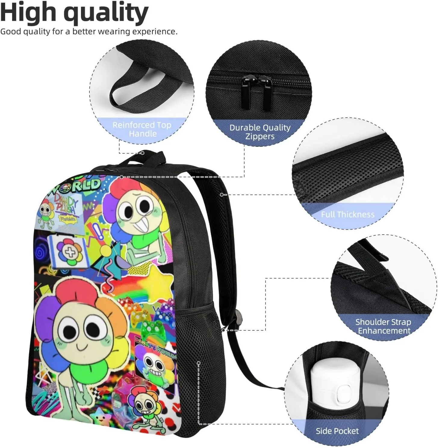 Leisure Backpacks Dandys World Daypacks Gifts casual Daily Work Bookbags Elementary Laptop Rucksack