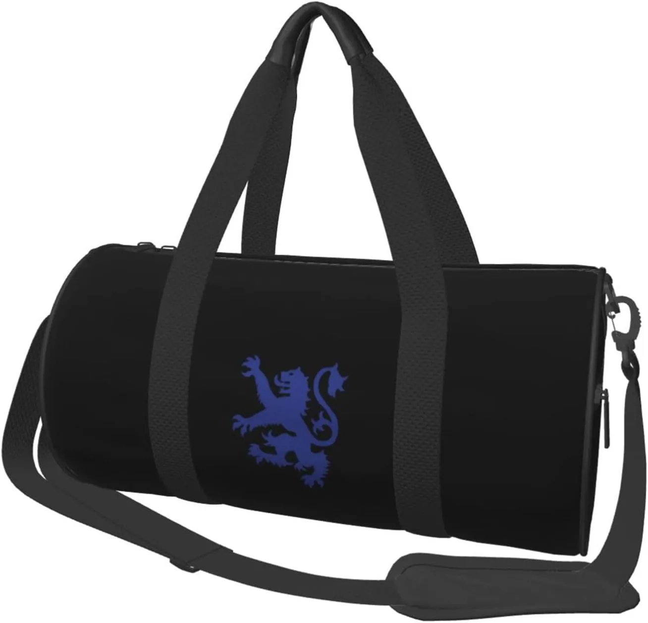 Lion Rampant Scotland Convertible Garment Bag with Shoulder Strap, Carry on Garment Duffel Bag for Men Women - Rolling Foldable for Travel Luggage Bags (Black)