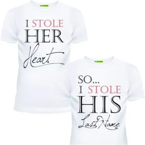 Matching Shirts Set for Married Couples Husband and Wife Wedding Gift Anniversary Newlywed