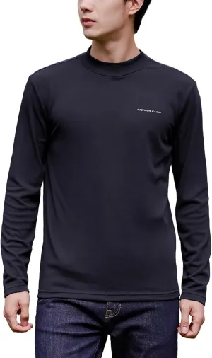Mens Half Turtleneck Long Sleeve Pullover Basic Designed Undershirt Warm Slim Fit T Shirt