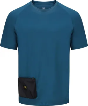 Men's UPF 50  Sun Protection Shirts SPF UV Quick Dry Hiking Short Sleeve T-Shirts for Athletic Fishing Swim Rash Guard