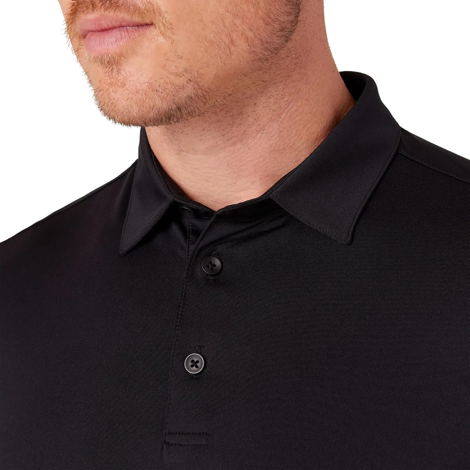 Mizzen Main Versa Men's Performance Short-Sleeve Polo - Lightweight, Moisture-Wicking, UPF 50 , 4-Way Stretch - Trim Fit