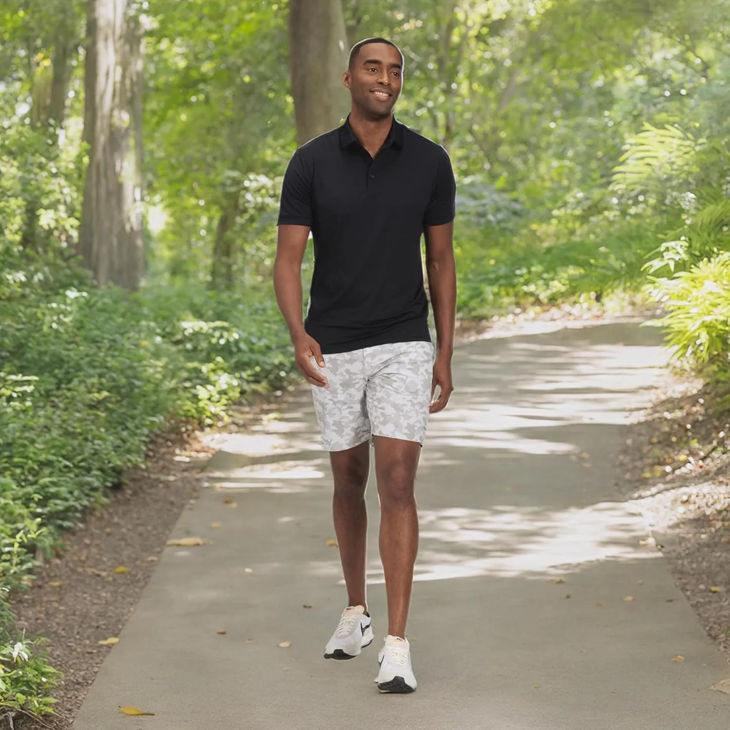 Mizzen Main Versa Men's Performance Short-Sleeve Polo - Lightweight, Moisture-Wicking, UPF 50 , 4-Way Stretch - Trim Fit