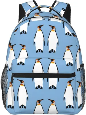 Penguin Travel Laptop Backpack Women Lightweight Backpack Adjustable College Backpack Fits 15.6 Inch Laptop Waterproof Travel Backpack for Men, Work, Travel, Women