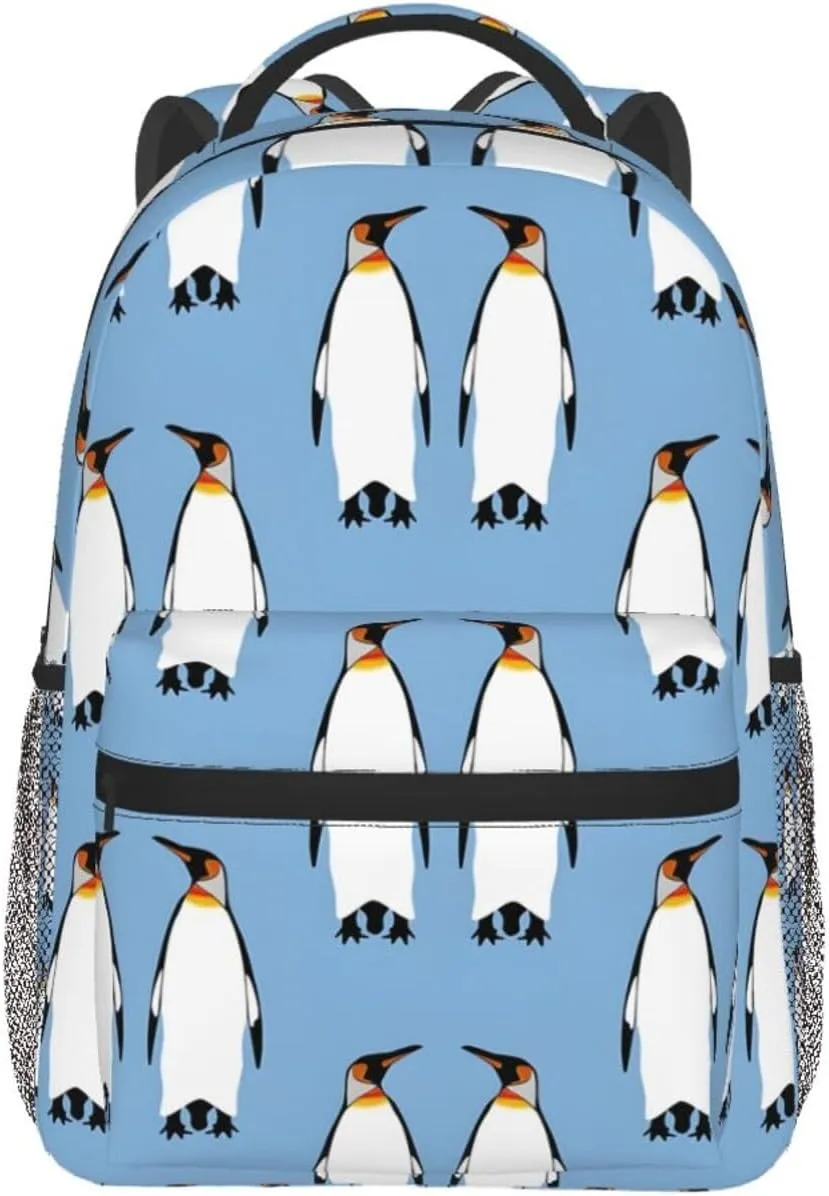 Penguin Travel Laptop Backpack Women Lightweight Backpack Adjustable College Backpack Fits 15.6 Inch Laptop Waterproof Travel Backpack for Men, Work, Travel, Women