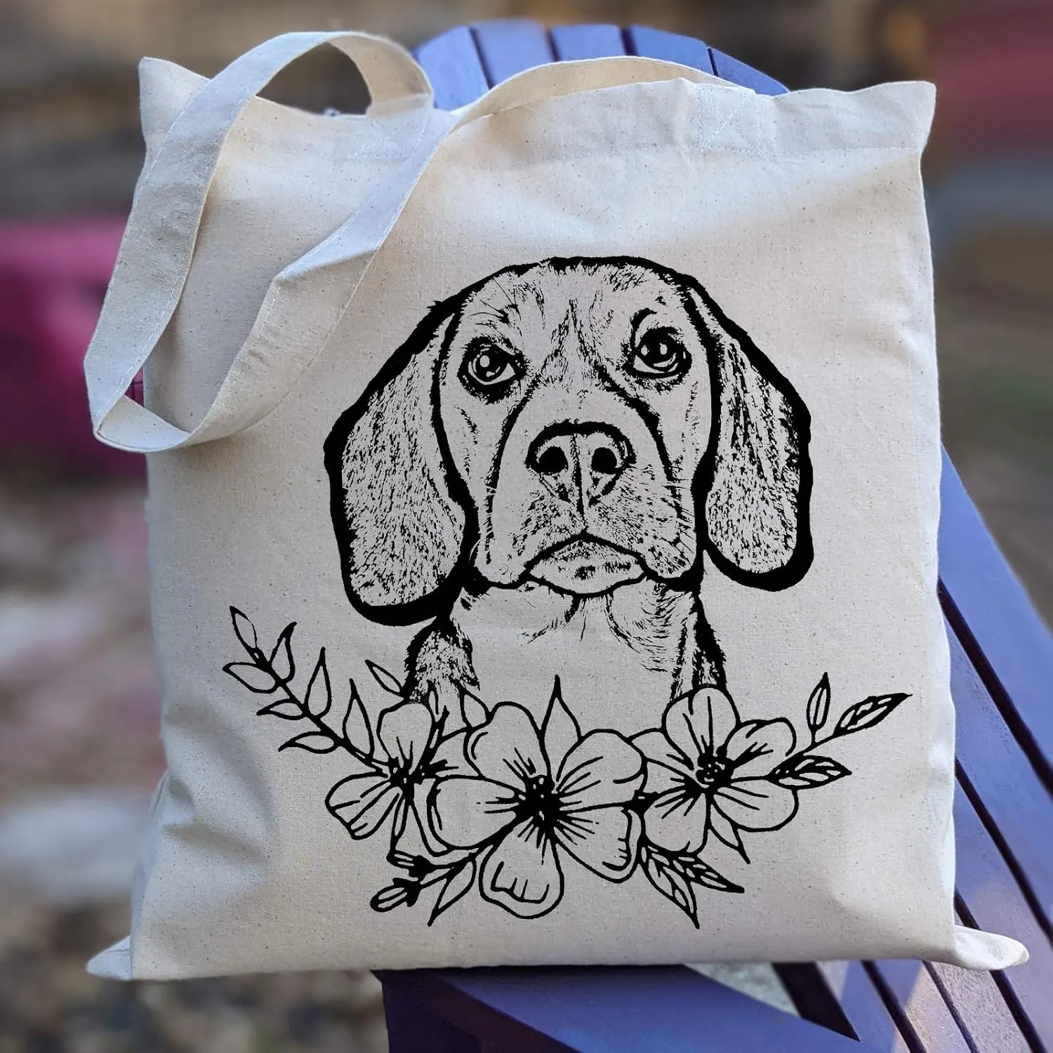 Pet Studio Art Dog Tote Bag